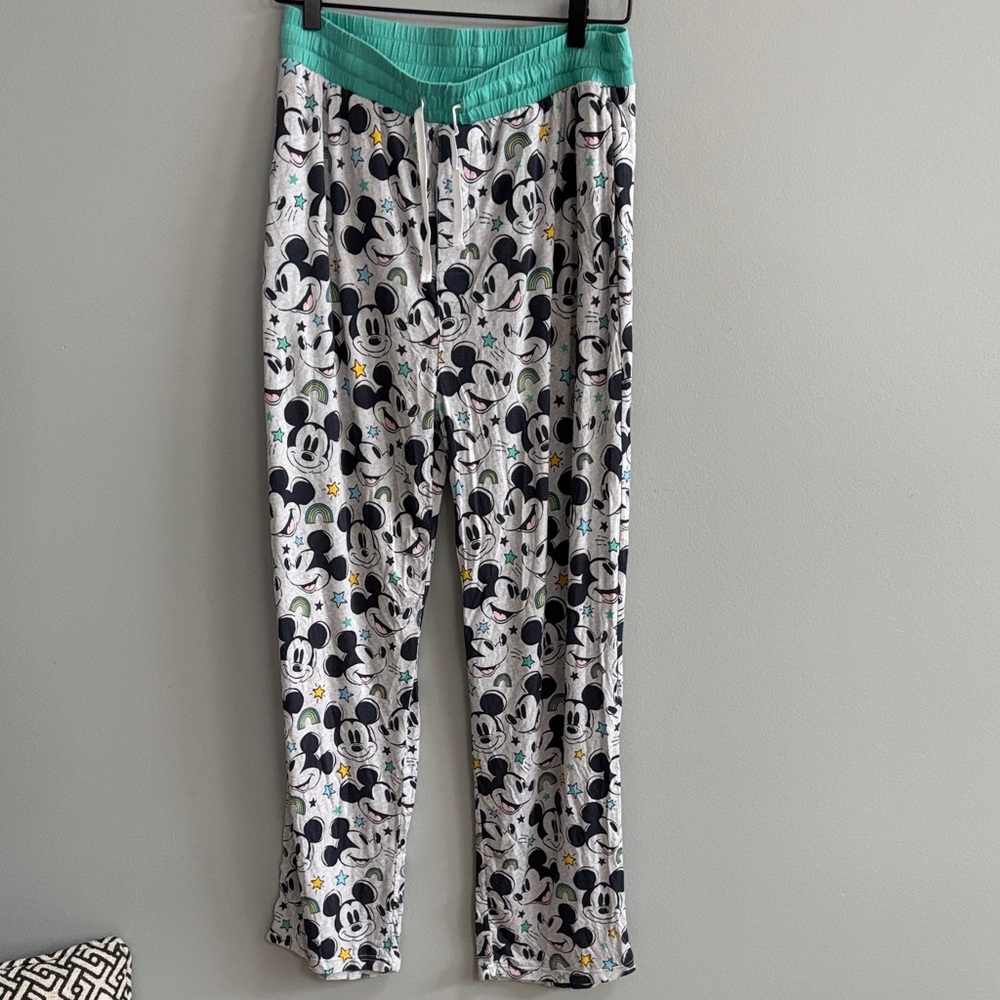 Little Sleepies X Disney Mickey Mouse Men’s Pajama Pants Size M Bamboo
